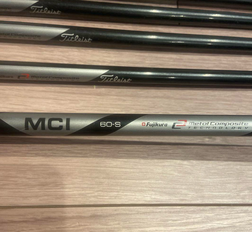 Titleist 718 AP1 irons 5-P Fujikura MCI 60 graphite stiff