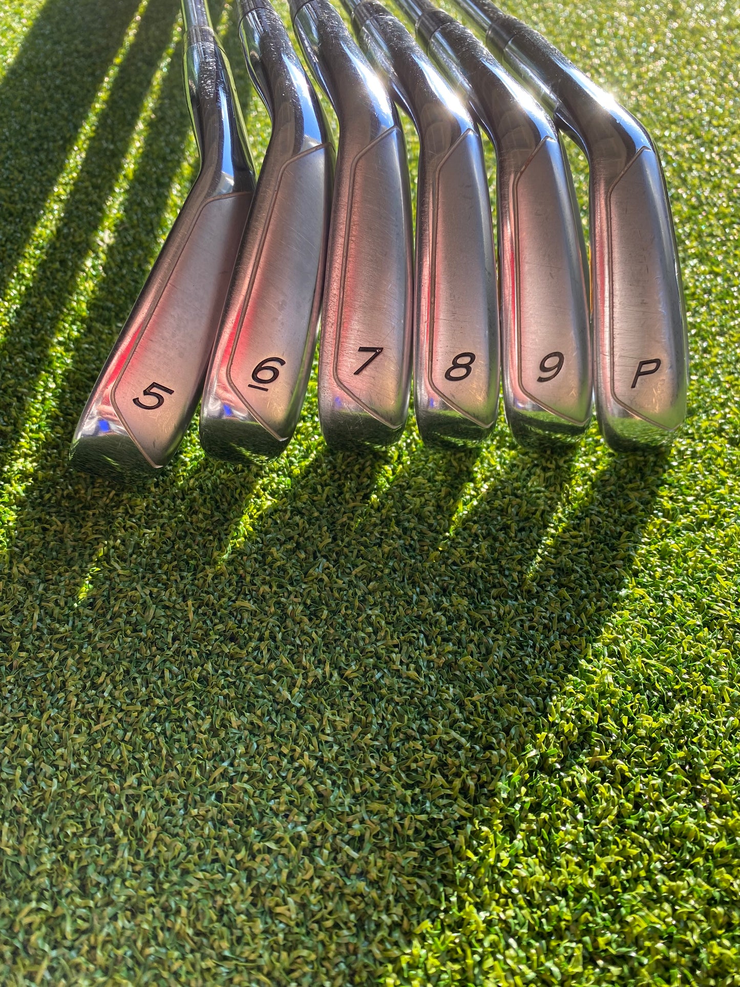 TaylorMade R11 irons 5-SW NSPro950 steel stiff flex