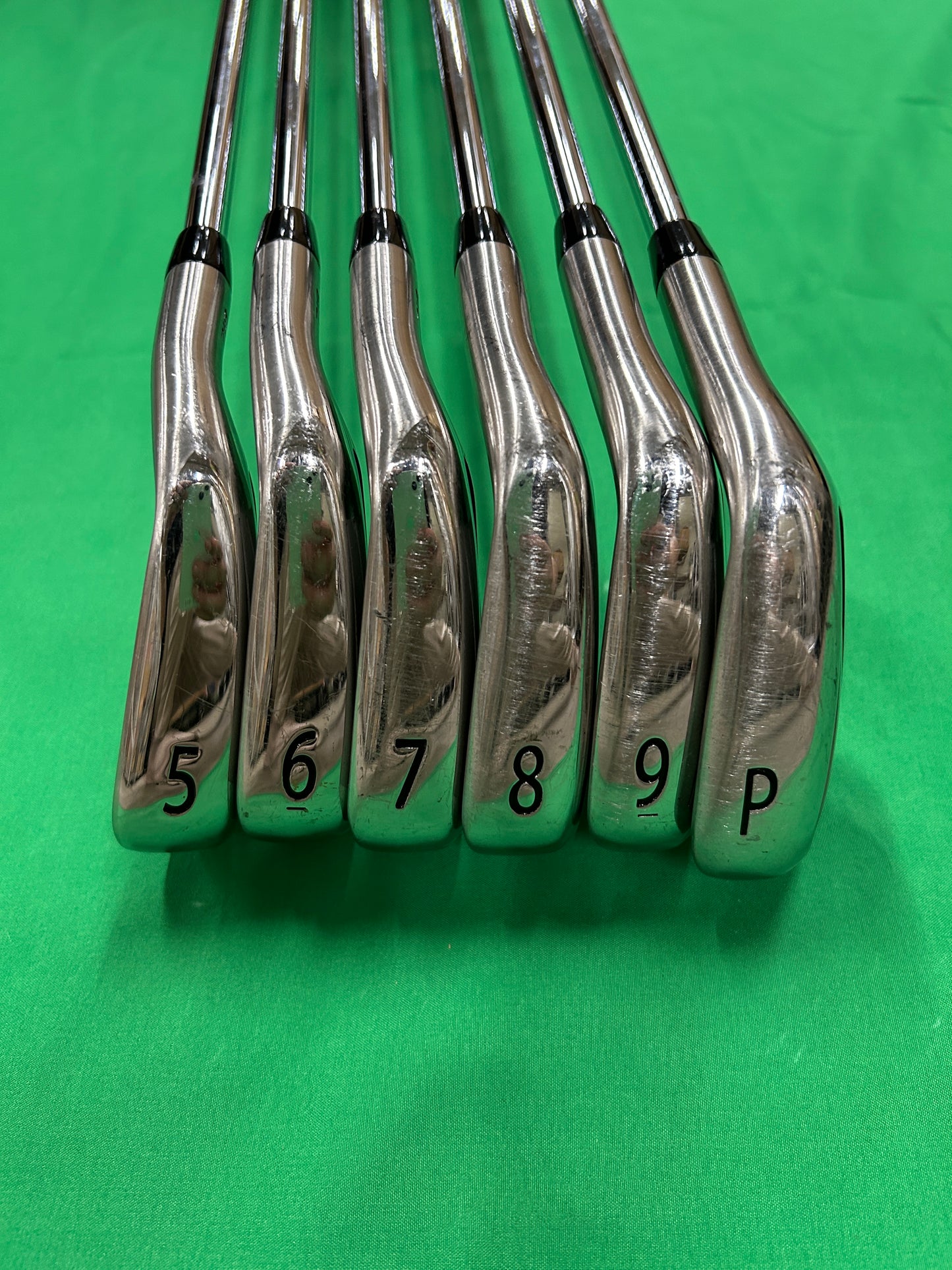 Titleist 718 AP1 irons 5-PW NSPro 950 steel stiff flex