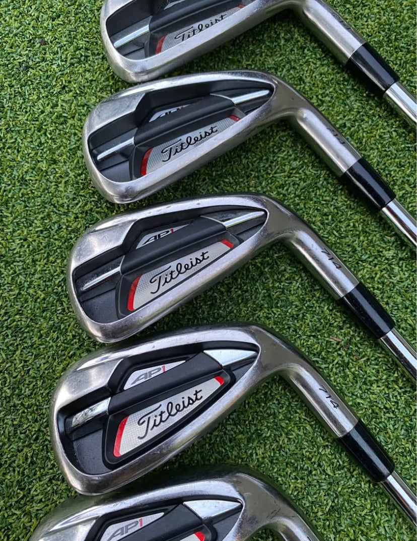Titleist 714 AP1 irons 5-P NSPro950 steel stiff