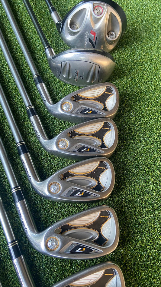 TaylorMade r7 Draw Combo Set 5-P + 3-Wood + 5-Utility | Graphite | Regular | 8-Piece Set