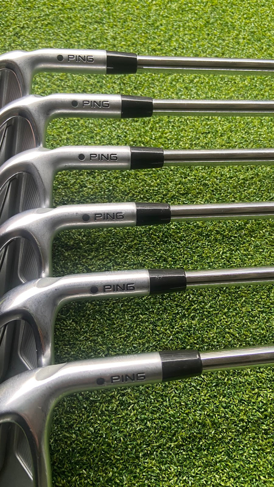Ping i200 Irons 5-W | Black Dot | Modus Tour 105 Stiff | 6-Piece Set