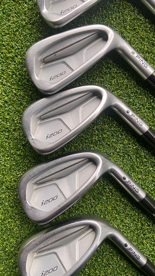Ping i200 Irons 5-W | Black Dot | Modus Tour 105 Stiff | 6-Piece Set