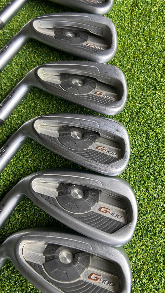 Ping G400 Irons 5-W | Black Dot | Modus Tour 105 Stiff | 6-Piece Set | Left-Hand
