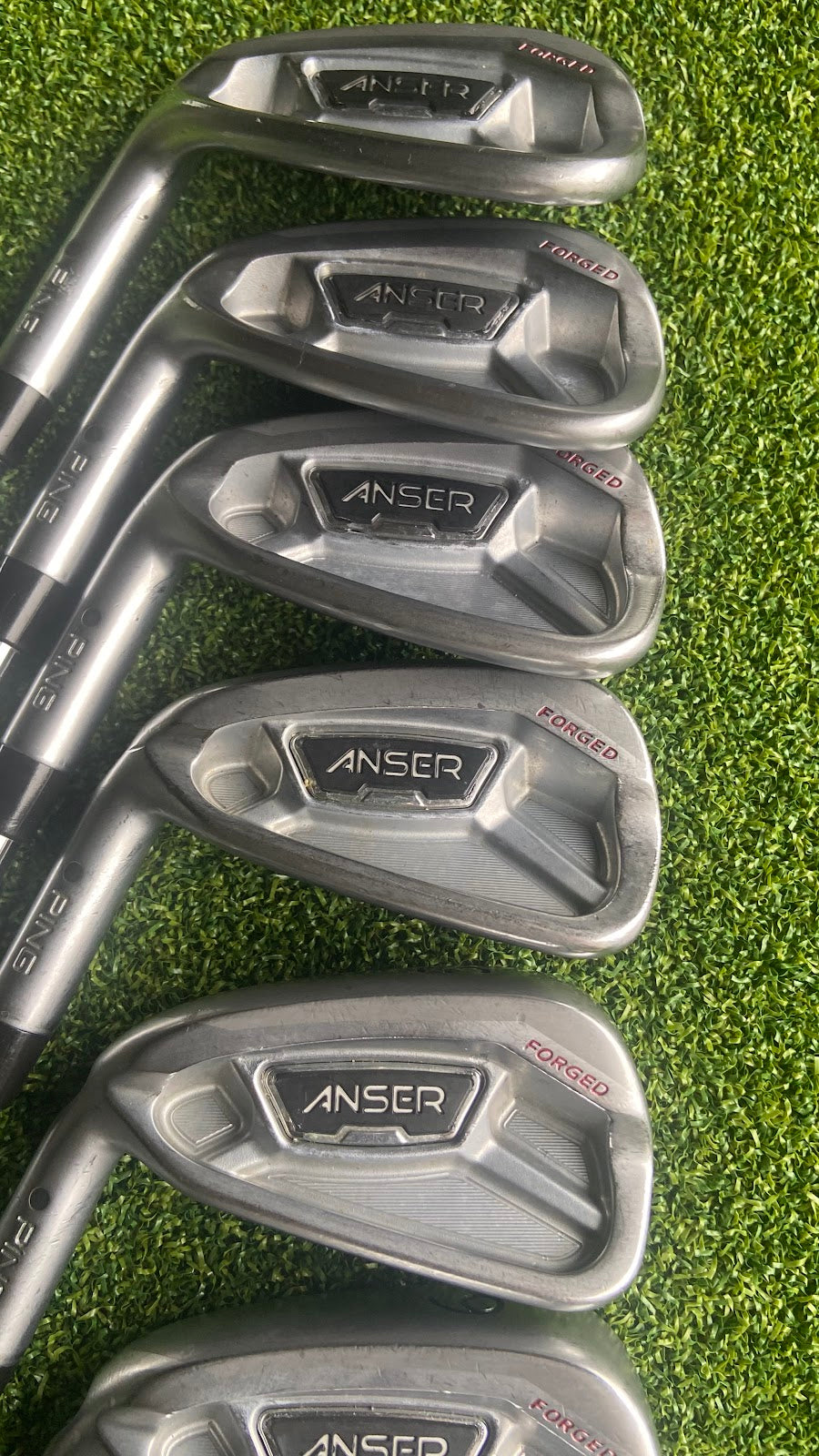 Ping 2013 Anser Forged Irons 5-W | Black Dot | NS Pro 950 Regular | 6-Piece Set | Left-Hand