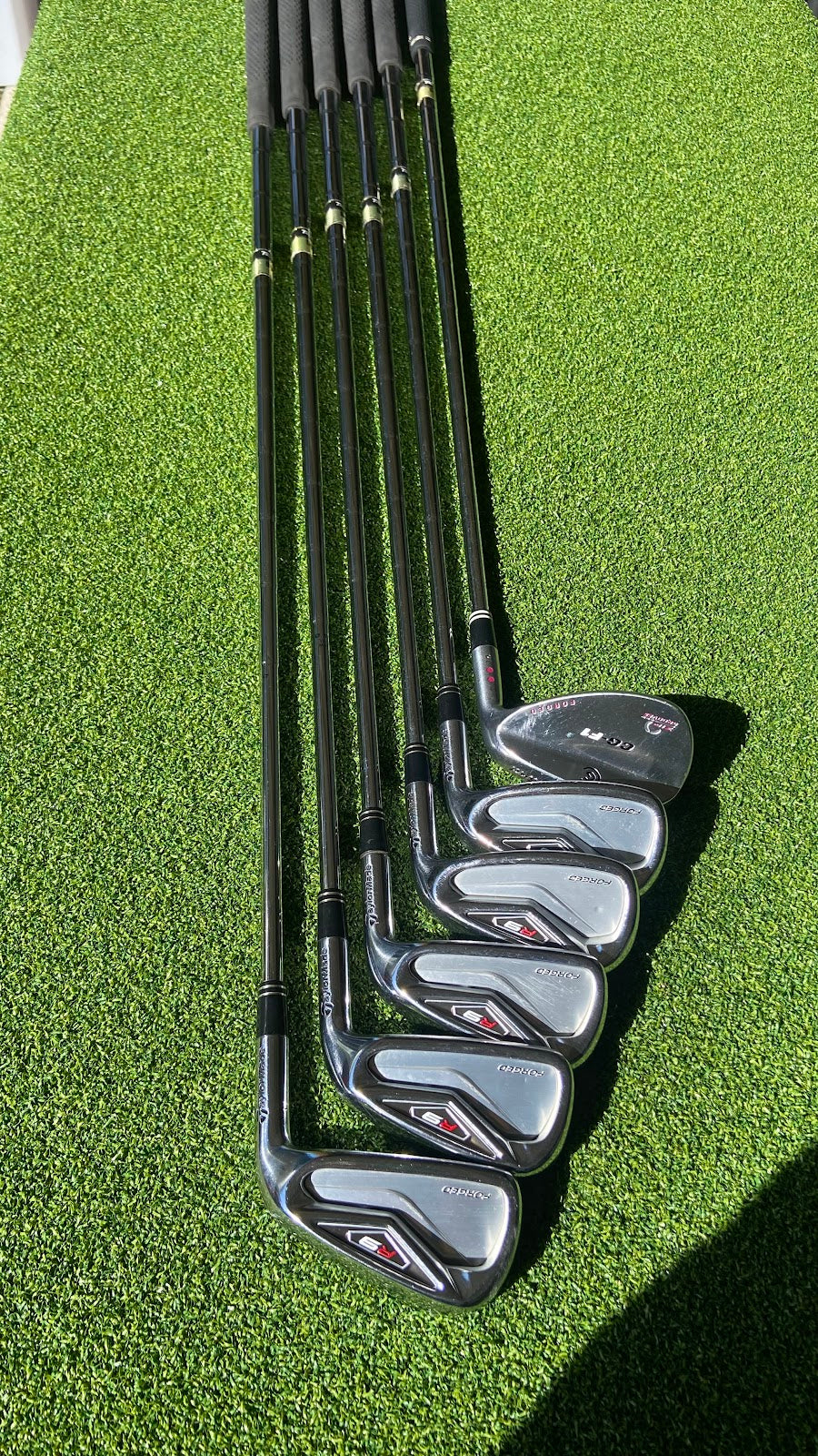 TaylorMade R9 Forged Irons 5,6,7,9,PW + Cleveland CG 56w | Dynamic Gold S200 | Stiff | 6-Piece Set