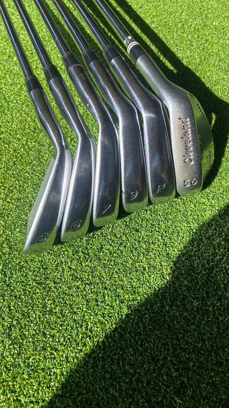 TaylorMade R9 Forged Irons 5,6,7,9,PW + Cleveland CG 56w | Dynamic Gold S200 | Stiff | 6-Piece Set
