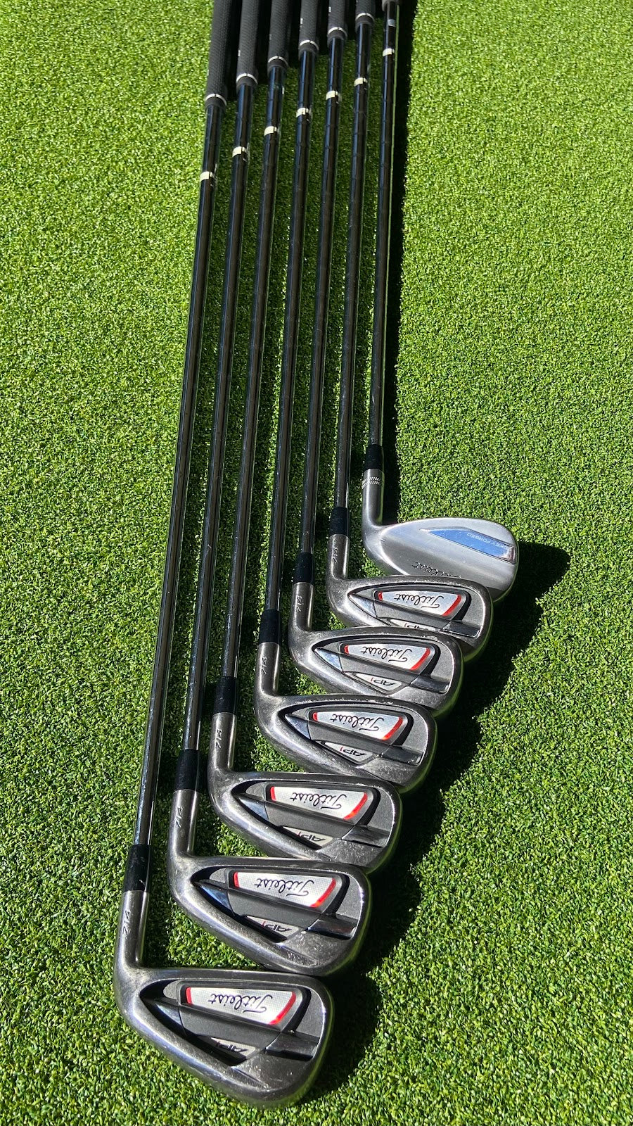 Titleist 714 AP1 Irons 5-PW + 50W | NS Pro 950 Stiff | 7-Piece Set