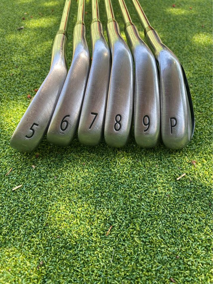 Titleist 718 AP1 irons 5-P NSPro950 steel stiff flex