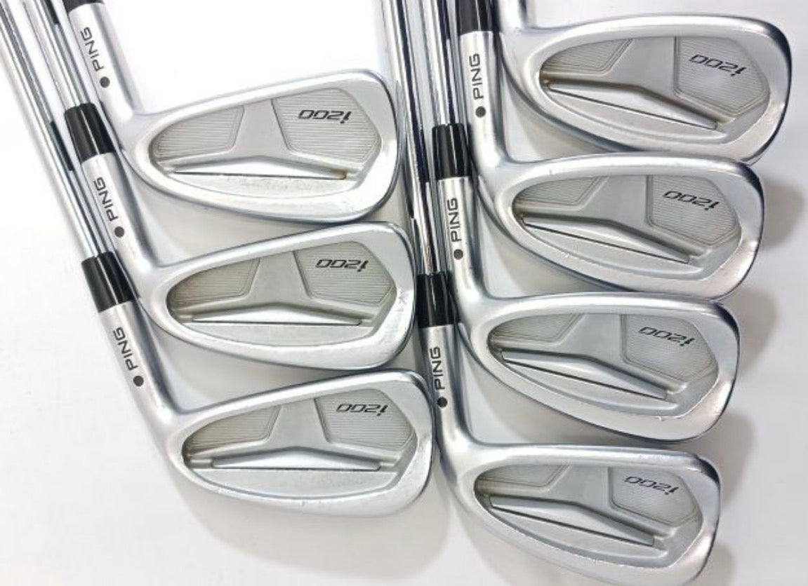 Ping i200 irons black dot 4-P Modus Tour 105 stiff flex