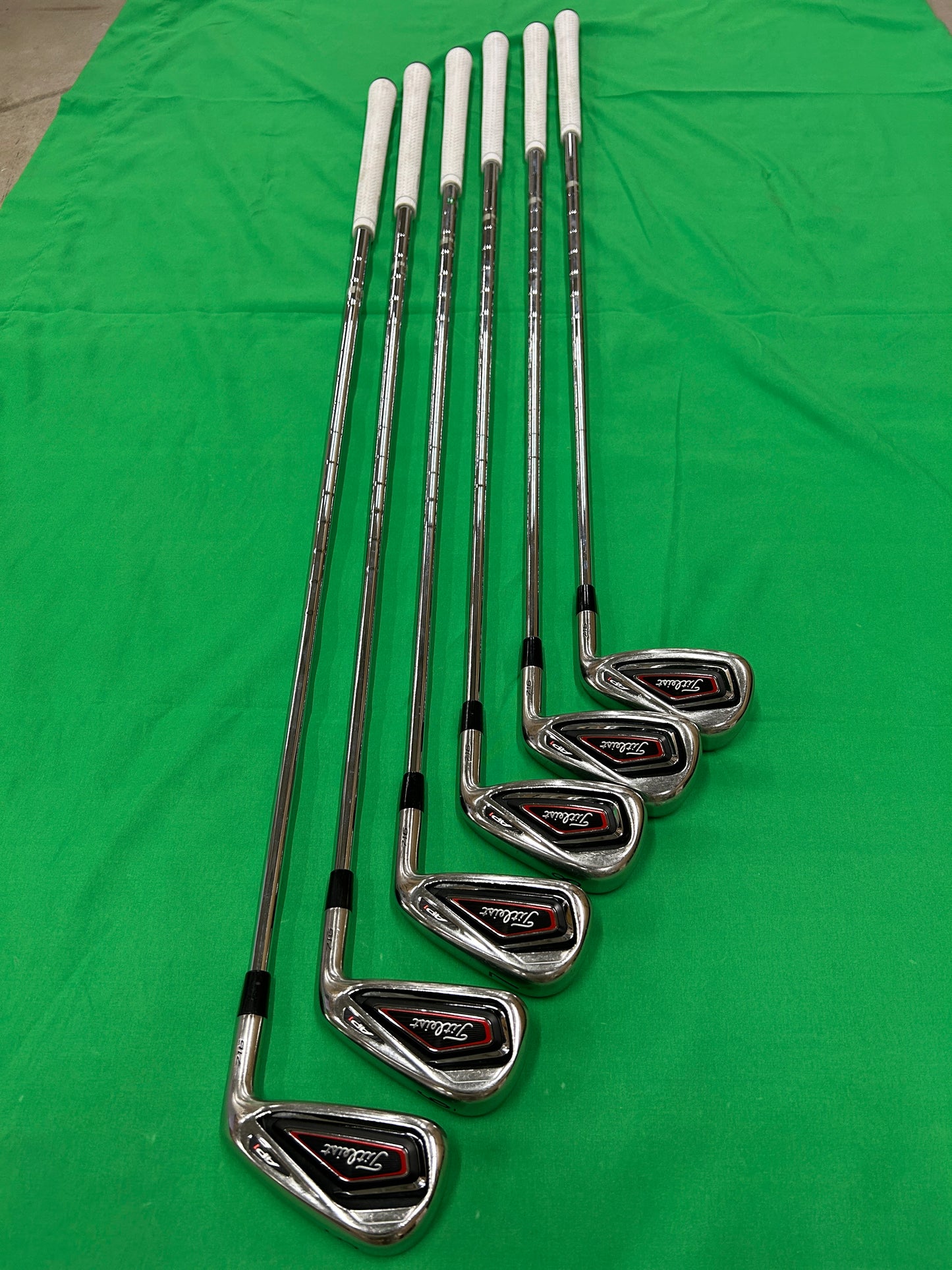 Titleist 716 AP1 irons 5-PW NSPro 950 steel stiff flex