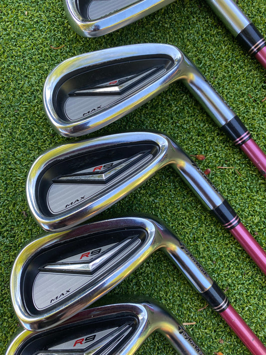 TaylorMade R9 Max women's irons 7-PW,SW ladies flex