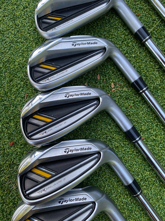 TaylorMade RocketBladez irons 5-P KBS C-Taper90 steel stiff flex