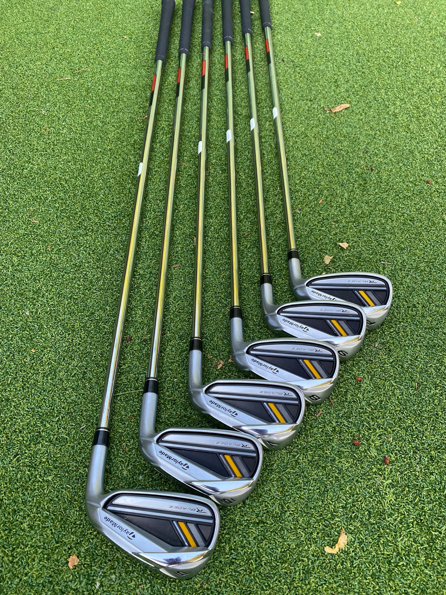 TaylorMade RocketBladez irons 5-P KBS C-Taper90 steel stiff flex