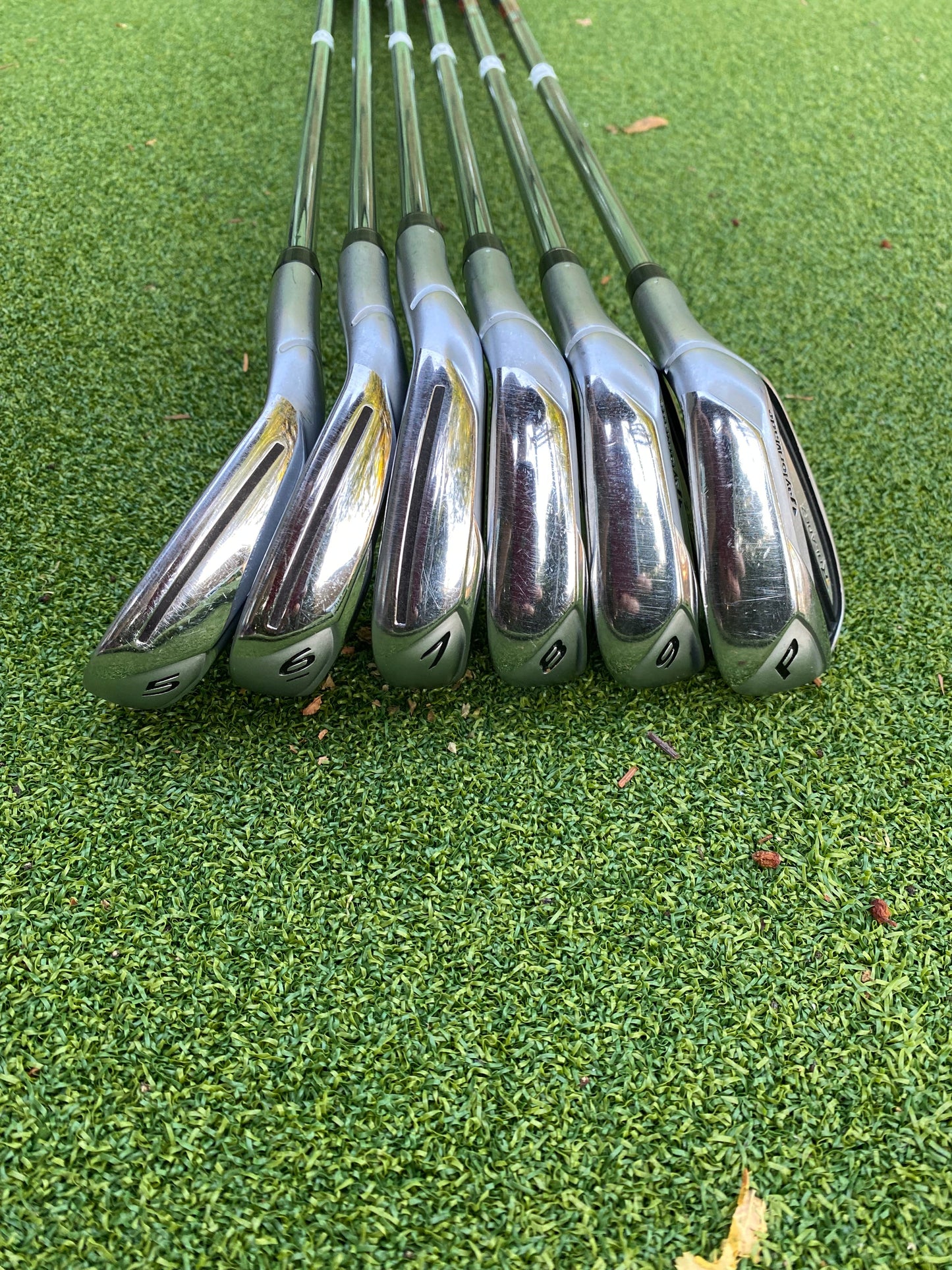 TaylorMade RocketBladez irons 5-P KBS C-Taper90 steel stiff flex