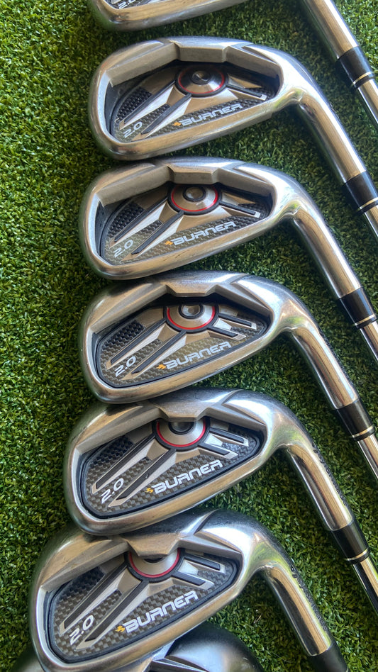 TaylorMade Burner 2.0 Irons 5-P+SW | Steel Regular | 7-Piece Set