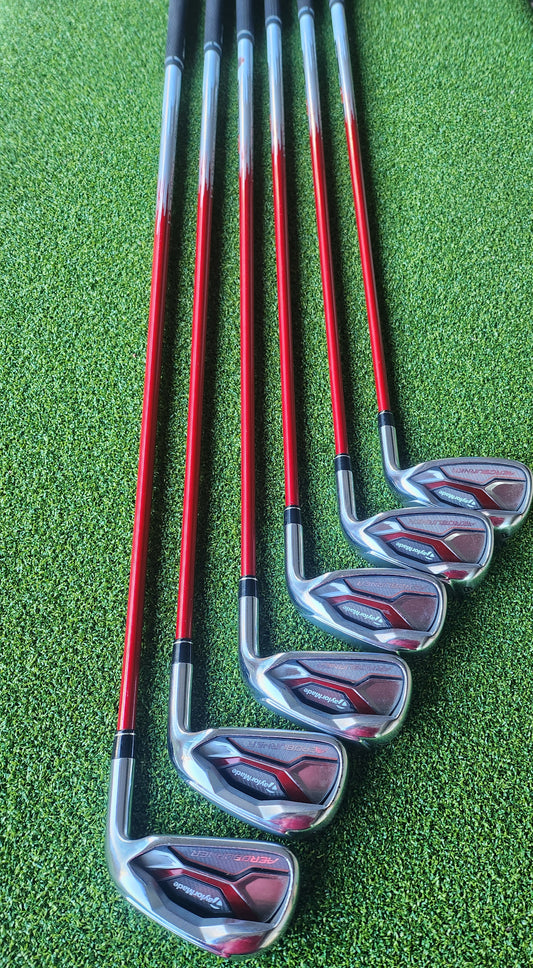 TaylorMade AeroBurner Irons 5-PW | Graphite Regular Flex | 6-Piece Set
