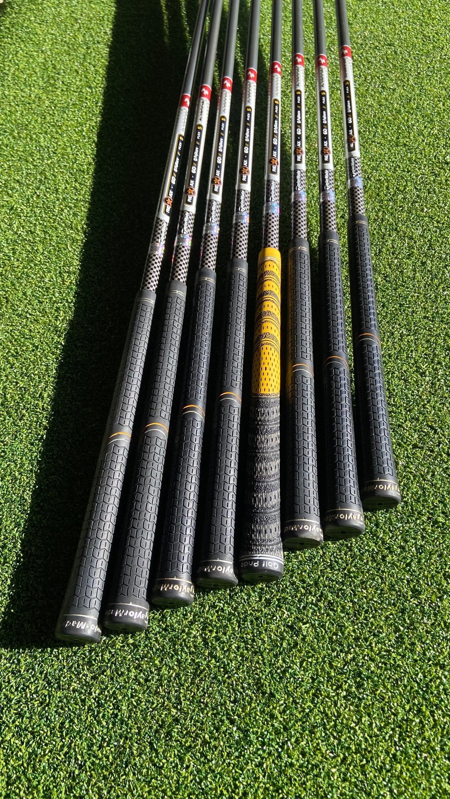 TaylorMade Tour Burner Irons 3-P | Graphite Stiff | 8-Piece Set (Left-Handed)
