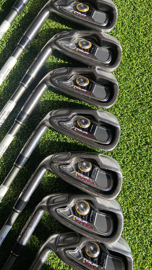 TaylorMade Tour Burner Irons 3-P | Graphite Stiff | 8-Piece Set (Left-Handed)