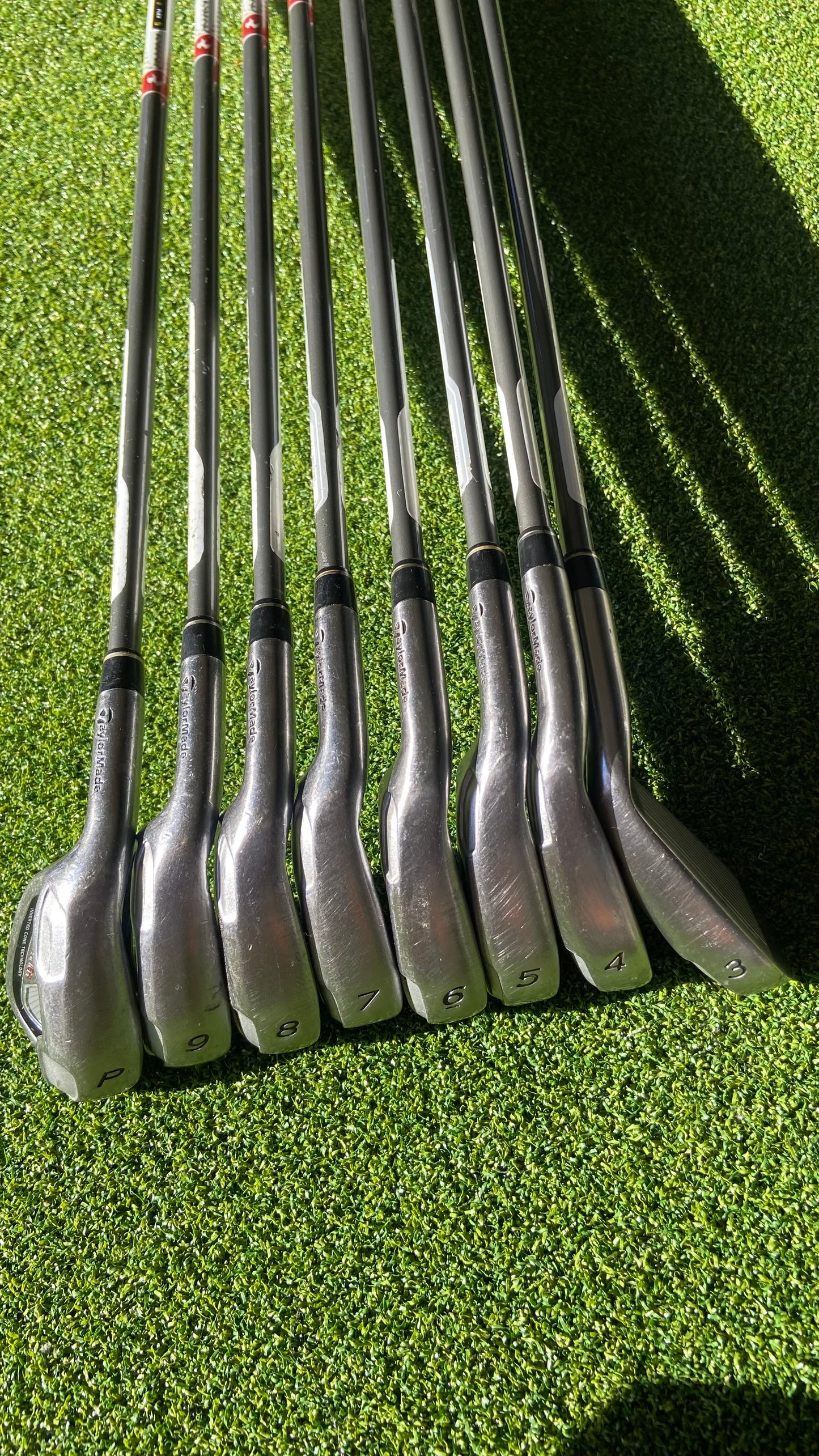 TaylorMade Tour Burner Irons 3-P | Graphite Stiff | 8-Piece Set (Left-Handed)