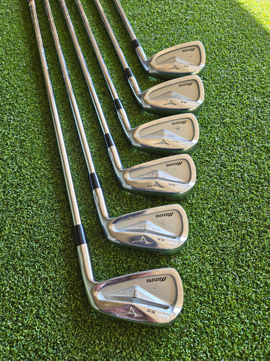Mizuno MP-55 Iron Set 5-PW | Dynamic Gold R400 Regular | 6pc